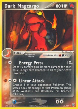 Dark Magcargo 038 Team Rocket Returns - Uncommon