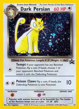 Dark Persian 017 - Holofoil WoTC Promo - Promo