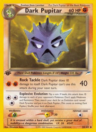 Dark Pupitar/105 - 1st Edition Neo Destiny - Uncommon