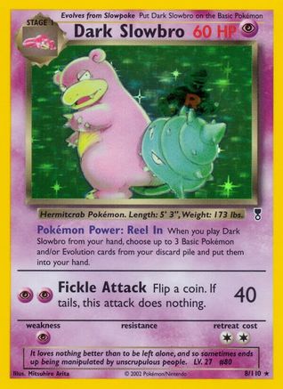Dark Slowbro - Reverse Holofoil Legendary Collection - Holo Rare
