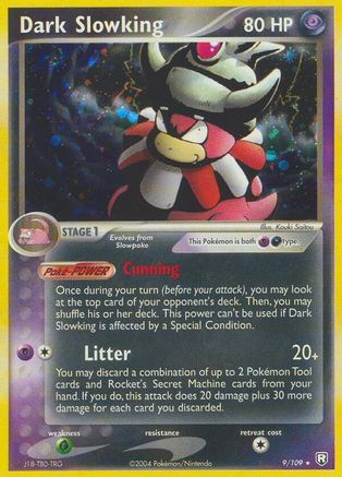 Dark Slowking 009 - Holofoil Team Rocket Returns - Holo Rare