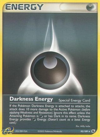 Darkness Energy (Special) 093 - Reverse Holofoil Ruby and Sapphire - Rare