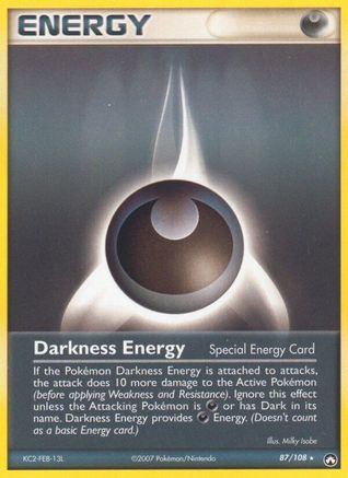 Darkness Energy (Special) 087 Power Keepers - Rare