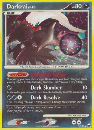 Darkrai - Reverse Holofoil Majestic Dawn - Holo Rare