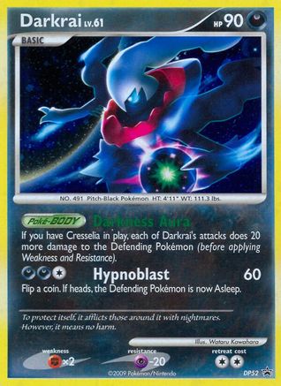 Darkrai - DP52 - Holofoil Diamond and Pearl Promos - Promo