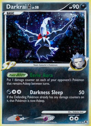 Darkrai G - Reverse Holofoil Rising Rivals - Holo Rare