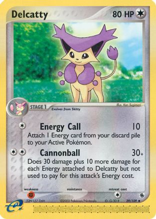 Delcatty - 29/109/109 Ruby and Sapphire - Uncommon