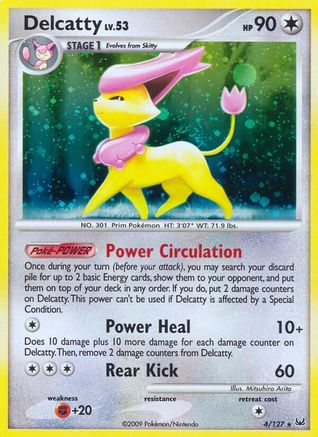 Delcatty - Holofoil Platinum - Holo Rare