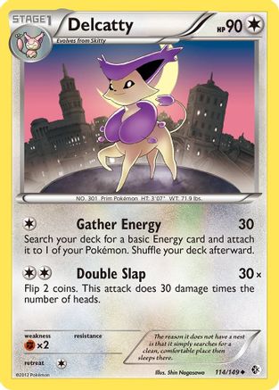 Delcatty - Reverse Holofoil Boundaries Crossed - Uncommon