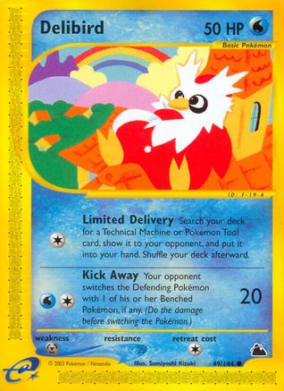 Delibird - Reverse Holofoil Skyridge - Common