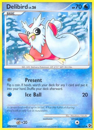 Delibird - Reverse Holofoil Great Encounters - Uncommon
