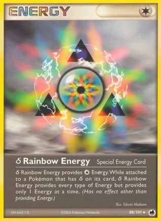 Delta Rainbow Energy Dragon Frontiers - Uncommon