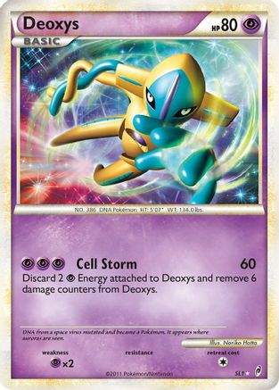 Deoxys (Shiny) - Holofoil Call of Legends - Shiny Holo Rare