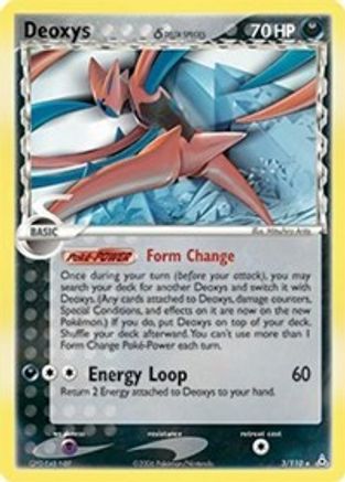 Deoxys (Delta Species - Attack Forme) - Reverse Holofoil Holon Phantoms - Holo Rare