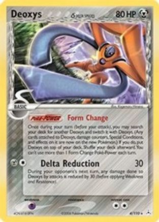 Deoxys (Delta Species - Defense Forme) - Reverse Holofoil Holon Phantoms - Holo Rare