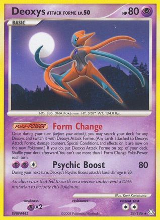 Deoxys Attack Forme Legends Awakened - Rare