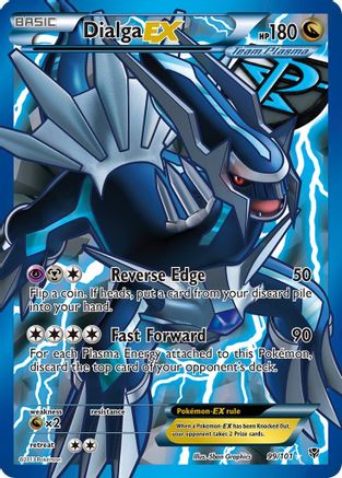 Dialga EX (Team Plasma) (99 Full Art) - Holofoil Plasma Blast - Ultra Rare