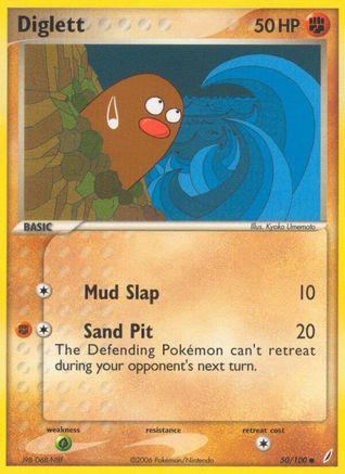 Diglett 050 Crystal Guardians - Common
