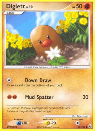 Diglett 085 Secret Wonders - Common