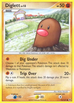 Diglett 072 Platinum - Common