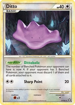 Ditto - Reverse Holofoil Triumphant - Rare