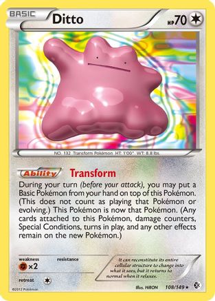 Ditto - Holofoil Boundaries Crossed - Holo Rare
