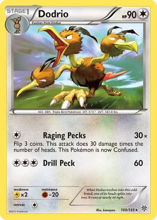 Dodrio Plasma Storm - Rare