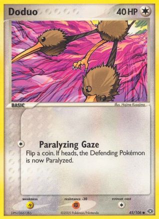 Doduo - Reverse Holofoil Emerald - Common