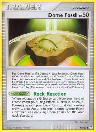 Dome Fossil Arceus - Common