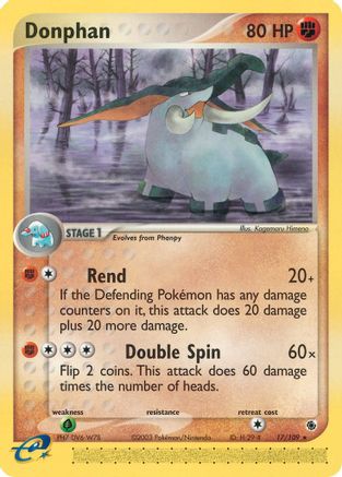 Donphan/109 Ruby and Sapphire - Rare