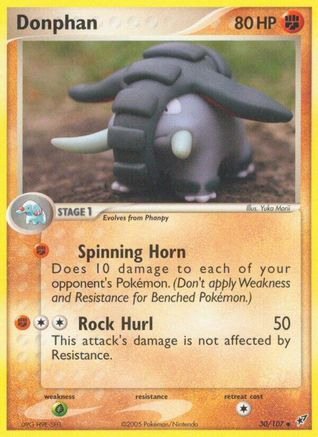 Donphan Deoxys - Uncommon