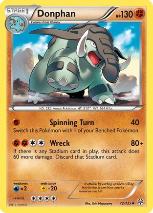 Donphan Plasma Storm - Uncommon