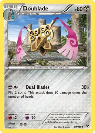 Doublade - Reverse Holofoil XY Base Set - Uncommon