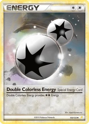 Double Colorless Energy 103 HeartGold SoulSilver - Uncommon