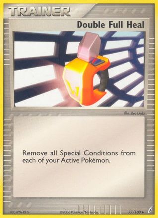 Double Full Heal/100 - Reverse Holofoil Crystal Guardians - Uncommon