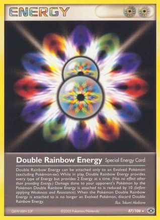 Double Rainbow Energy Emerald - Rare