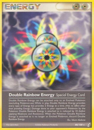 Double Rainbow Energy 088 - Reverse Holofoil Crystal Guardians - Rare