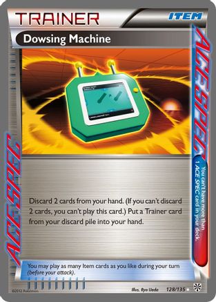 Dowsing Machine - Holofoil Plasma Storm - Rare Ace