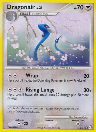Dragonair 052 - Reverse Holofoil Legends Awakened - Uncommon