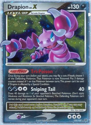 Drapion LV.X - Holofoil Platinum - Ultra Rare