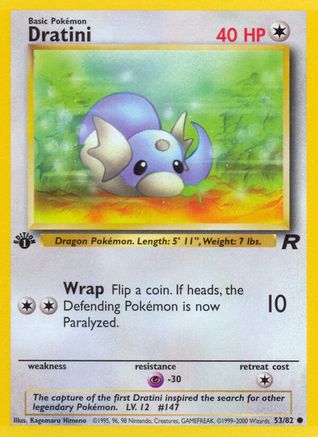 Dratini 053 - 1st Edition Team Rocket - Common