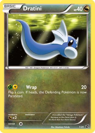 Dratini (1) (1) 001 - Holofoil Dragon Vault - Holo Rare