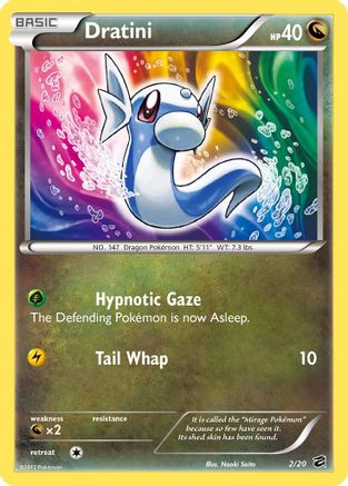 Dratini (2) (2) 002 - Holofoil Dragon Vault - Holo Rare