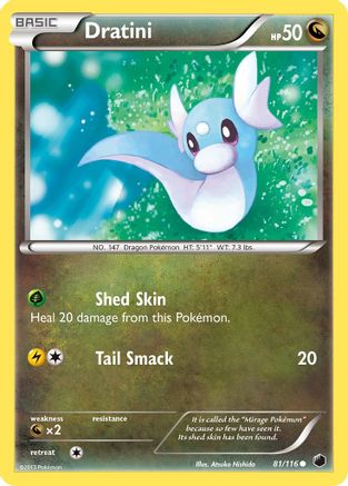 Dratini 081 - Reverse Holofoil Plasma Freeze - Common