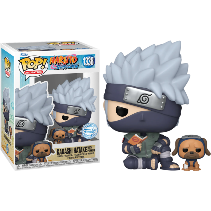 FUNKO POP! ANIME NARUTO SHIPPUDEN KAKASHI WITH PAKKUN #1338