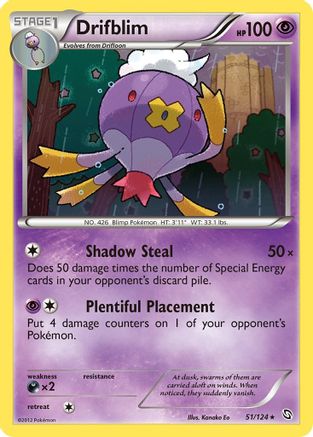 Drifblim - Reverse Holofoil Dragons Exalted - Rare