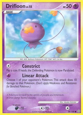 Drifloon - Reverse Holofoil Stormfront - Common