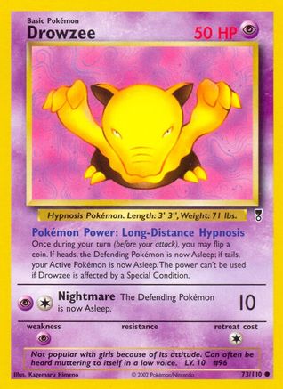 Drowzee - Reverse Holofoil Legendary Collection - Common