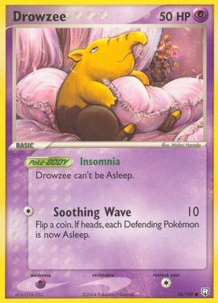 Drowzee 054 - Reverse Holofoil Team Rocket Returns - Common