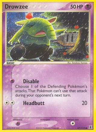 Drowzee 067 Delta Species - Common